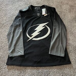 NEW Adidas Tampa Bay‎ Lightning Third Alternate Black Jersey Mens Size 54 XL NHL